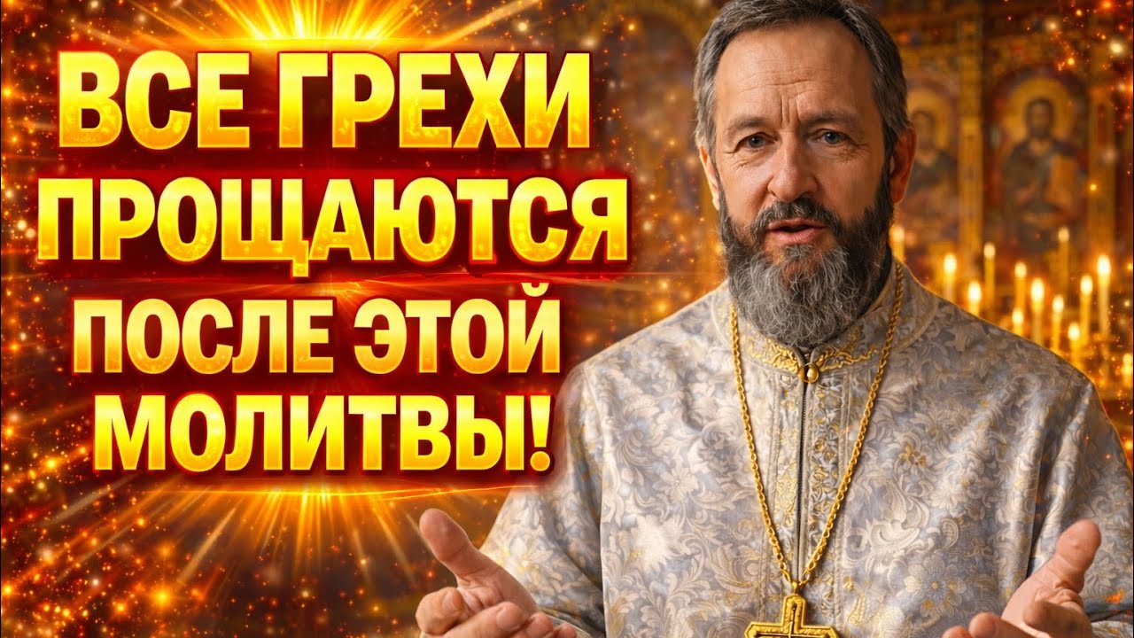ВСЕ ГРЕХИ ПРОЩАЮТСЯ ПОСЛЕ ЭТОЙ МОЛИТВЫ | Сильная молитва о прощении грехов
