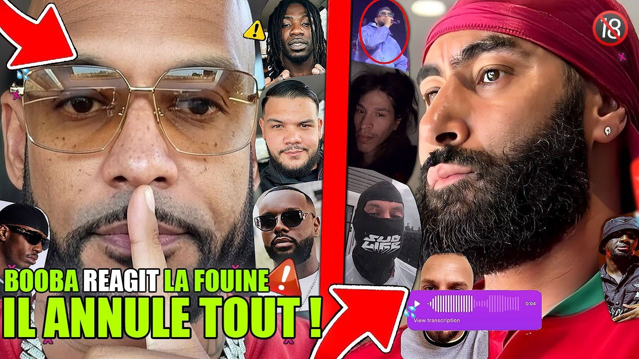 BOOBA CLASH LAFOUINE 1VS1, GIMS APPEL AIDE MAES, MEDJA CLASH RACHIDA DATI, SADEK SOUTIEN LA FOUINE !