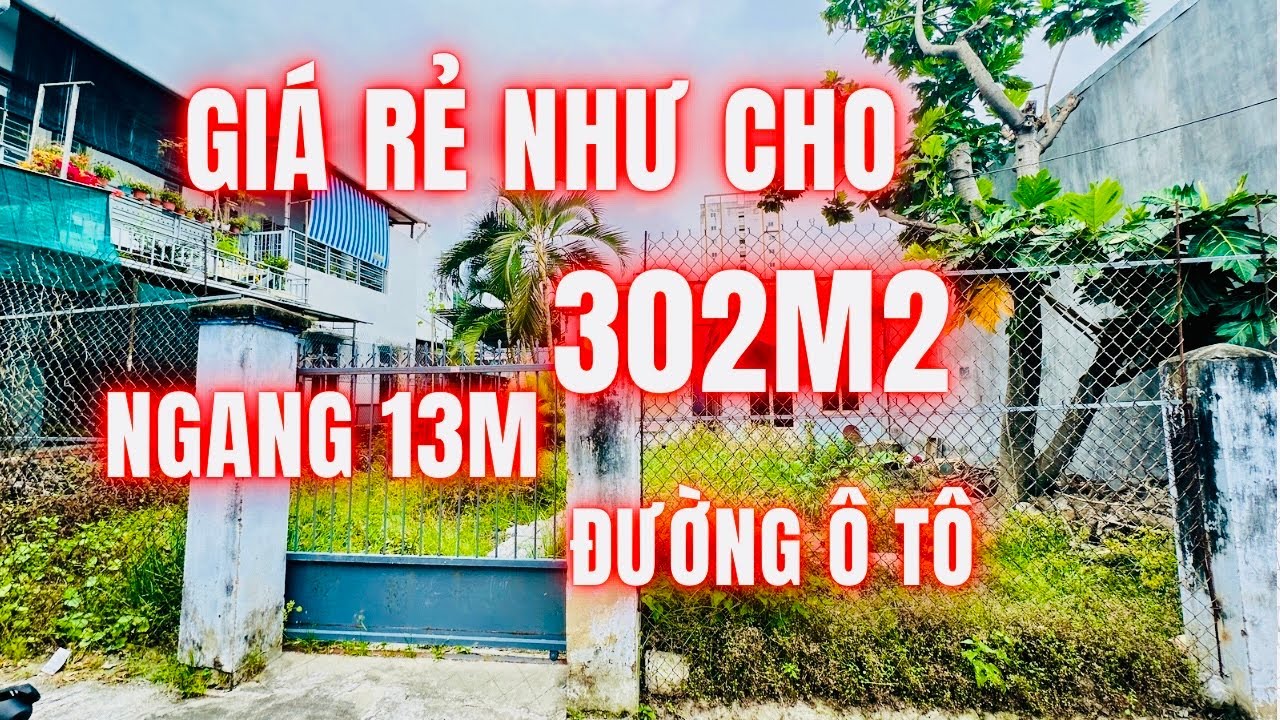 ( đã bán) Chị Vy nhờ bán rẻ lô đất 302m2 gần biển Nha Trang đường ô tô ( đẹp lắm )