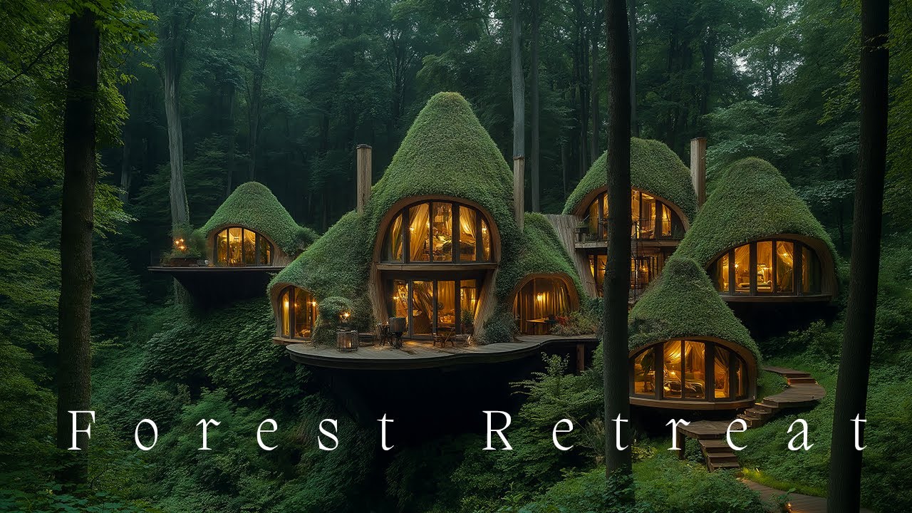 Forest Retreat - Глубокая Эфирная Эмбиентная Музыка С Дождем - Звуковой Ландшафт Для Исцеления Ме...