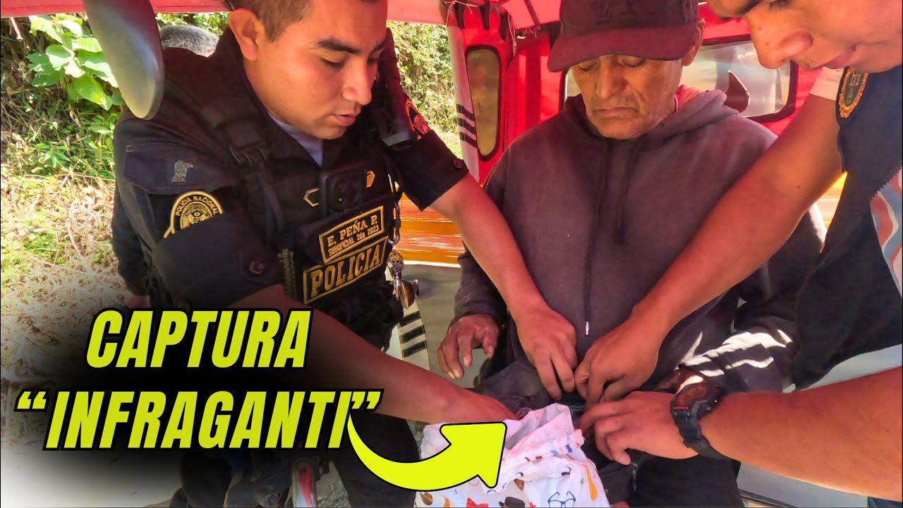 Capturado cuando hacia un 