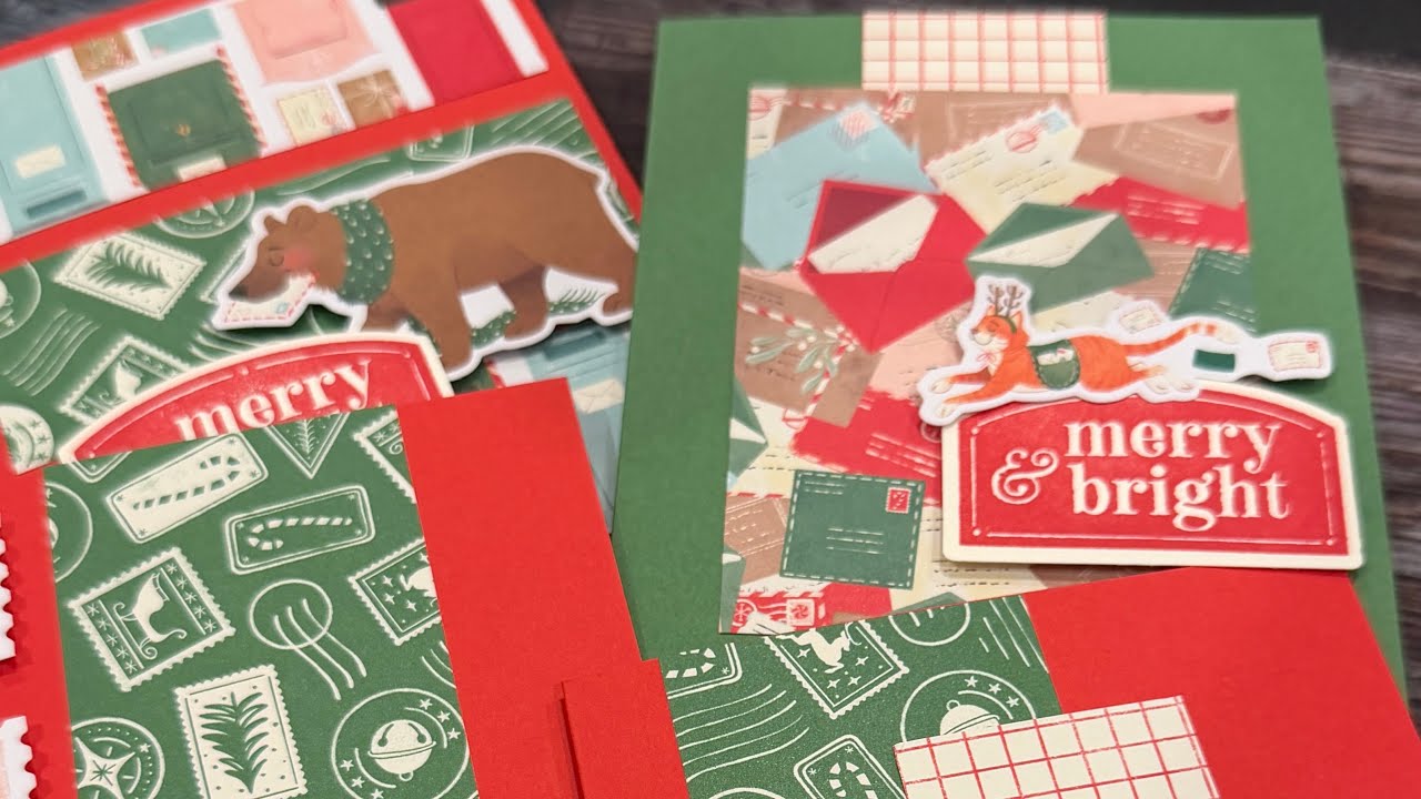 Quick & Easy Christmas Cards- No Measurements!!! Weekly Live Class 12/10/25