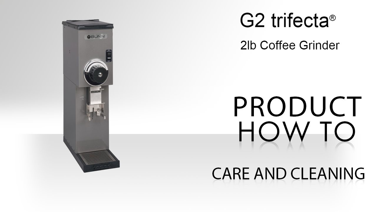 G2 trifecta Grinder Care and Cleaning