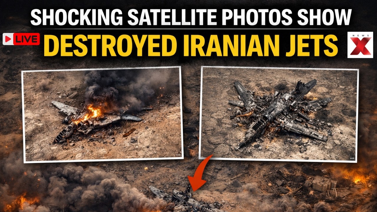 Iran Strikes LIVE | Shocking Satellite Photos Show Destroyed Iranian Fighter Jets