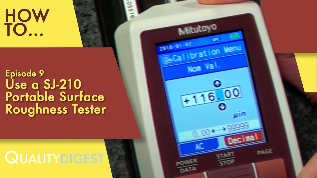 How To Ep09: Use a SJ-210 Portable Surface Roughness Tester #metrology