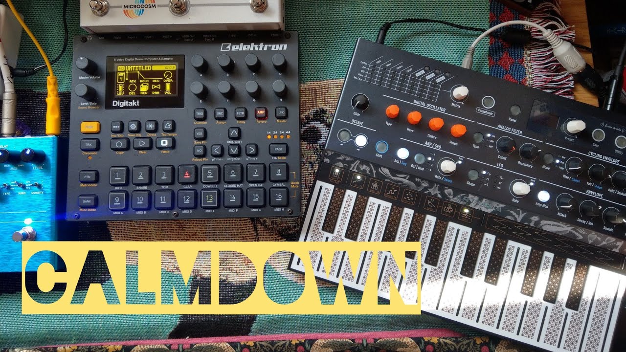 Elektron digitakt live looping JAM with Arturia microfreak,microcosm 25/12/21 PM13:59 