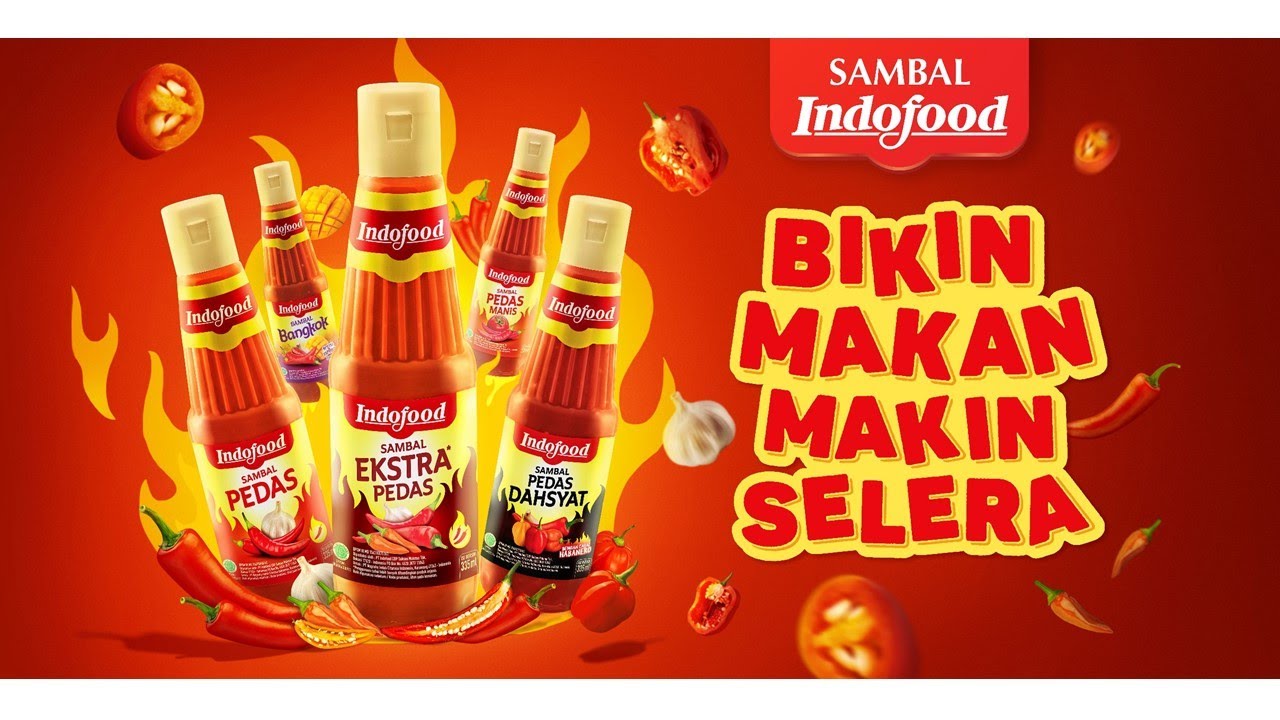 Sambal Indofood Punya Banyak Level Pedas!