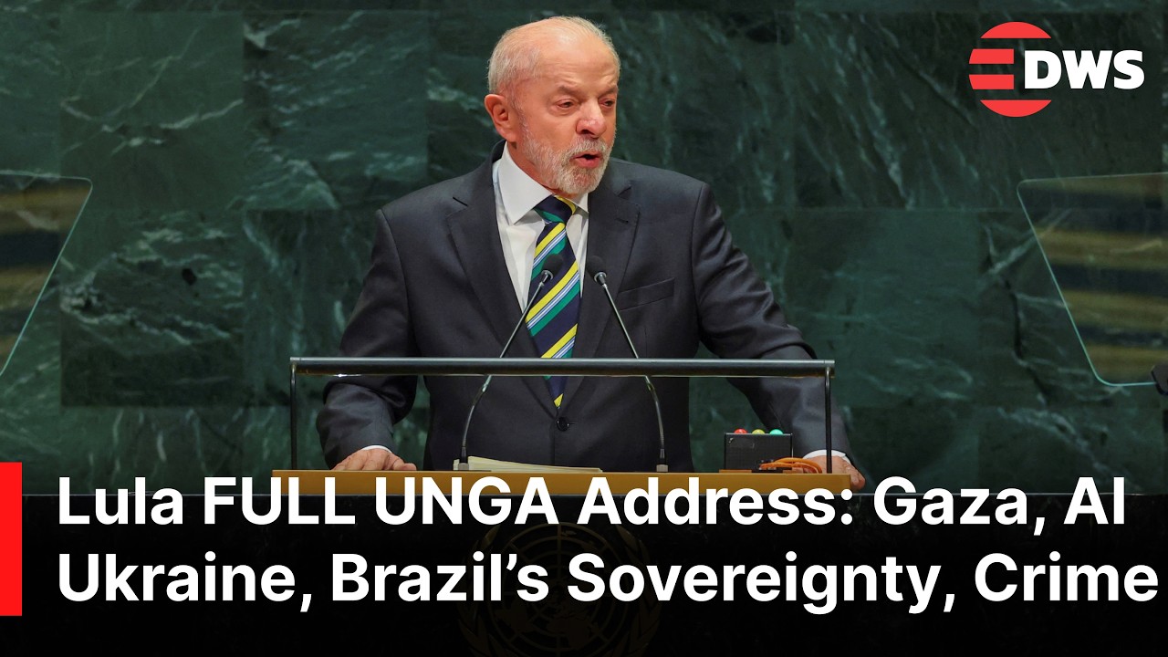 FULL SPEECH: Brazil&rsquo;s Lula Addresses 81st UN General Assembly | Gaza, Ukraine, AI & Climate | AC1E