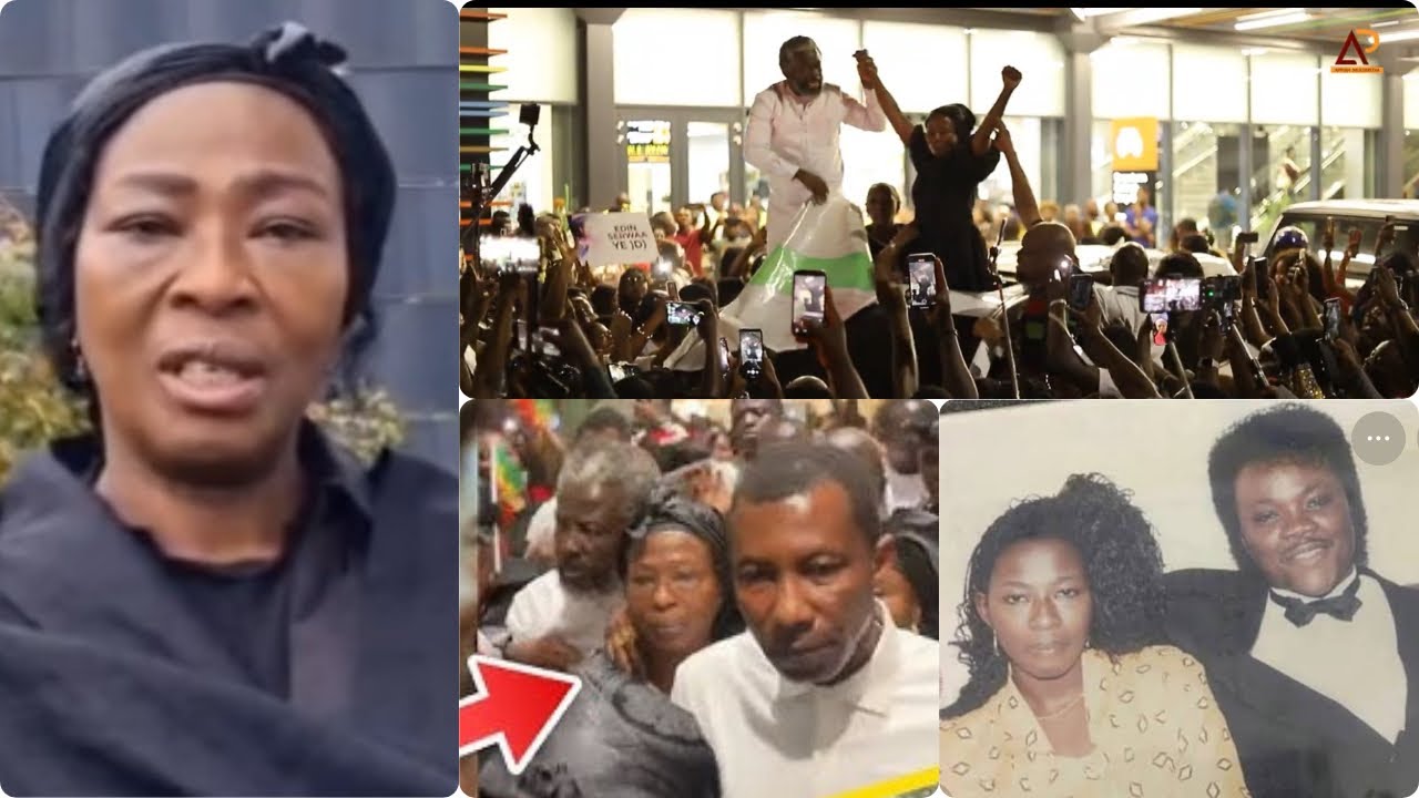 AKOSUA SERWAA IN KUMASI😳:Thousands gathered to welcome Akosua Serwaa at Kumasi Airport last night 