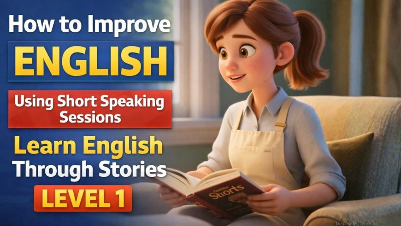 How to Improve English Using Short Speaking Sessions II Learn English through Stories Level 1