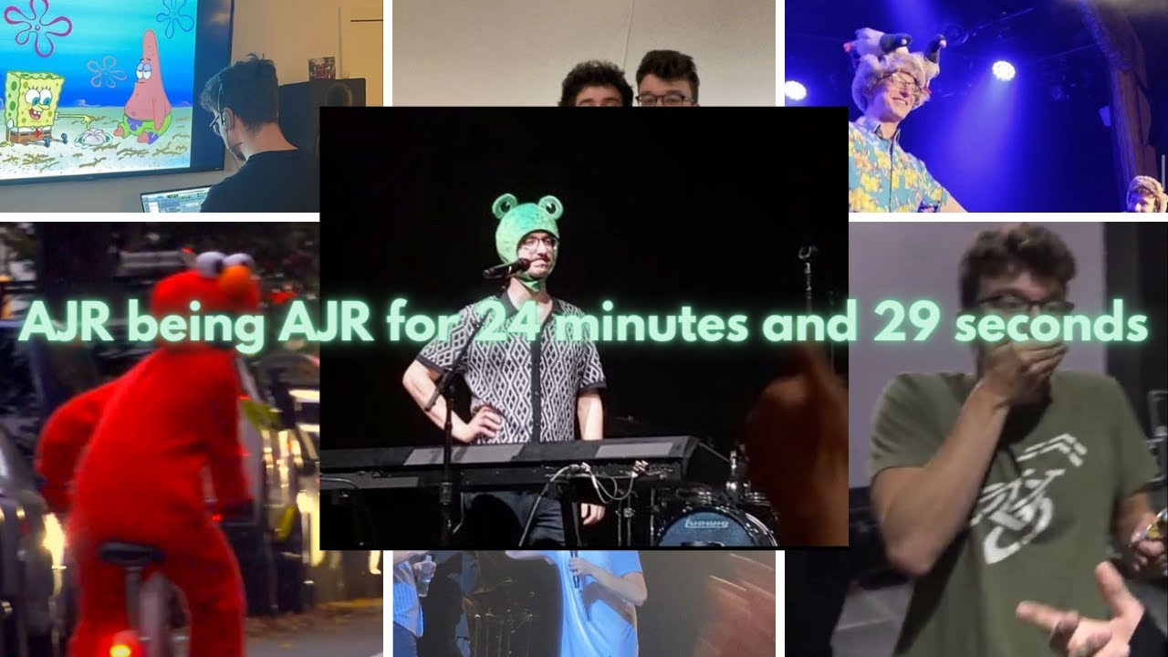 AJR being AJR for 24 minutes and 29 seconds