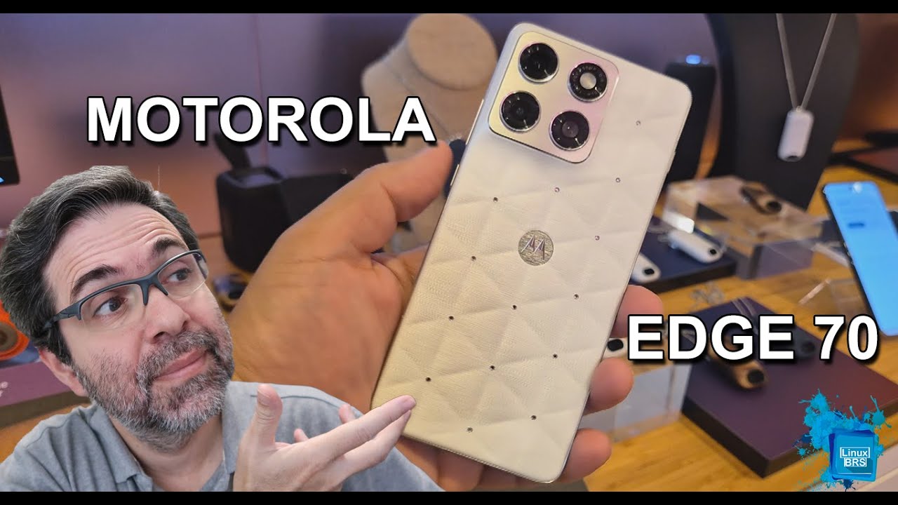 MOTOROLA EDGE 70 - APRESENTAÇÃO DO INTERMEDIÁRIO PREMIUM DA MARCA