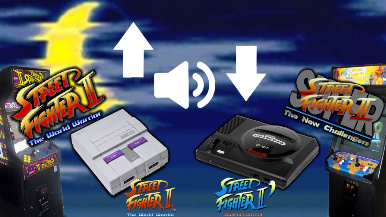 Street Fighter 2 Ports and their Odd Pitch Shifts (Super Nintendo/Sega Genesis)