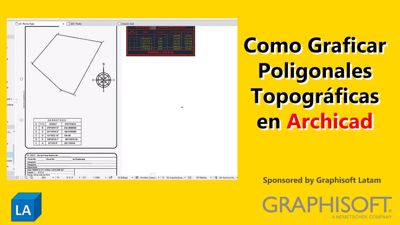 Как построить топографические ходы в #ARCHICAD