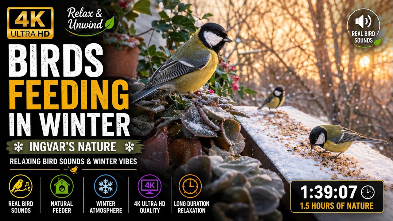 Birds Feeding in Winter | Ingvar's Nature