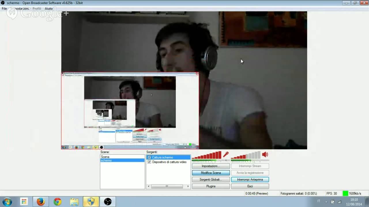 Usare Open broadcaster software (OBS tutorial ITA)