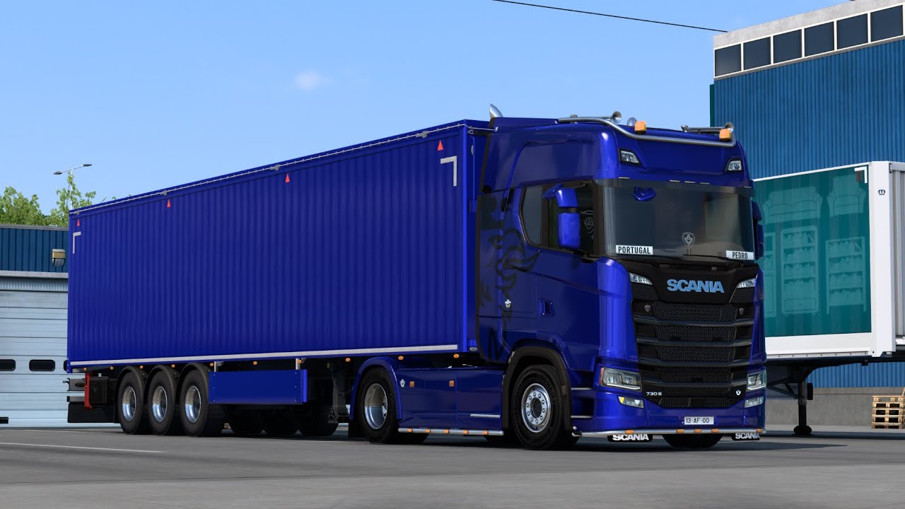 Discovering Portugal. Porto to Guarda with my Scania 730S