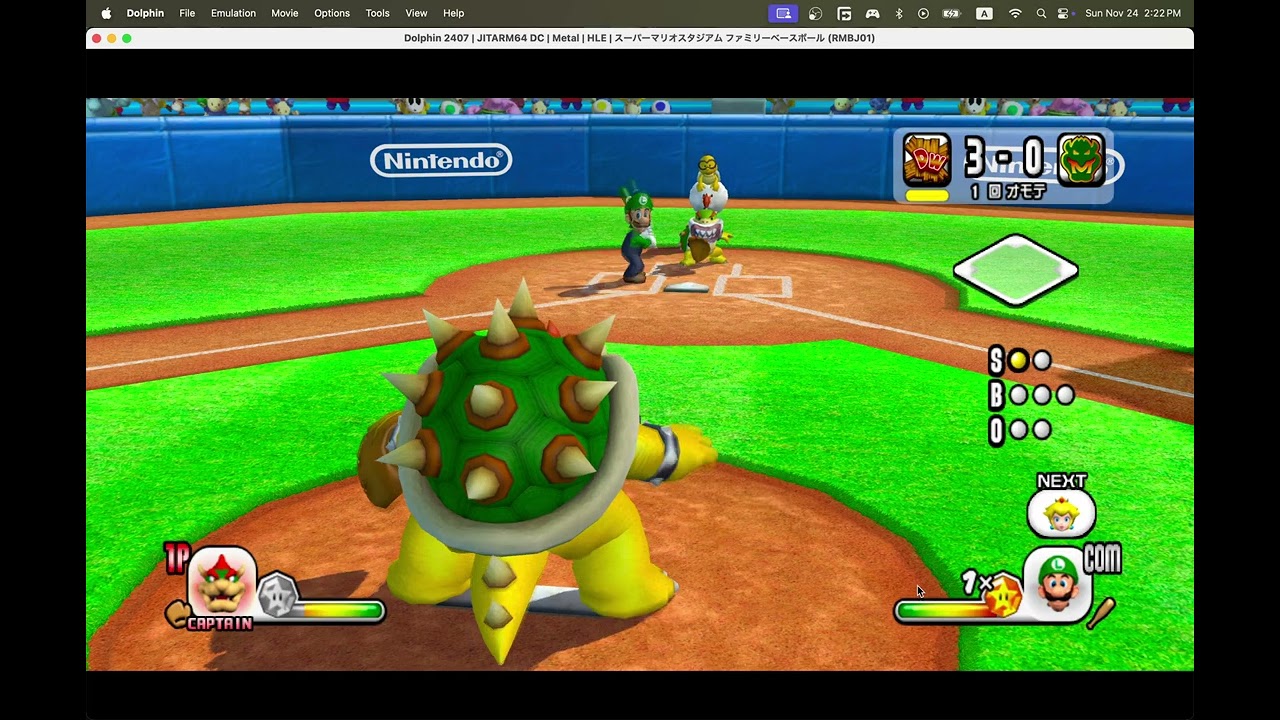 スーパーマリオスタジアム ファミリーベースボール｜Dolphin 2407 (2024/11/24 2:17:09 PM)