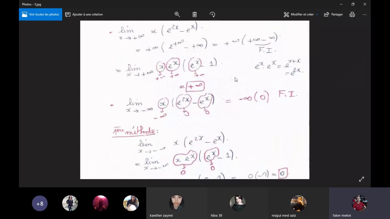 Bac ( Sc - Technique - Informatique - Math ) - Mr Faker Makni : Math, Fonction Exponentielle