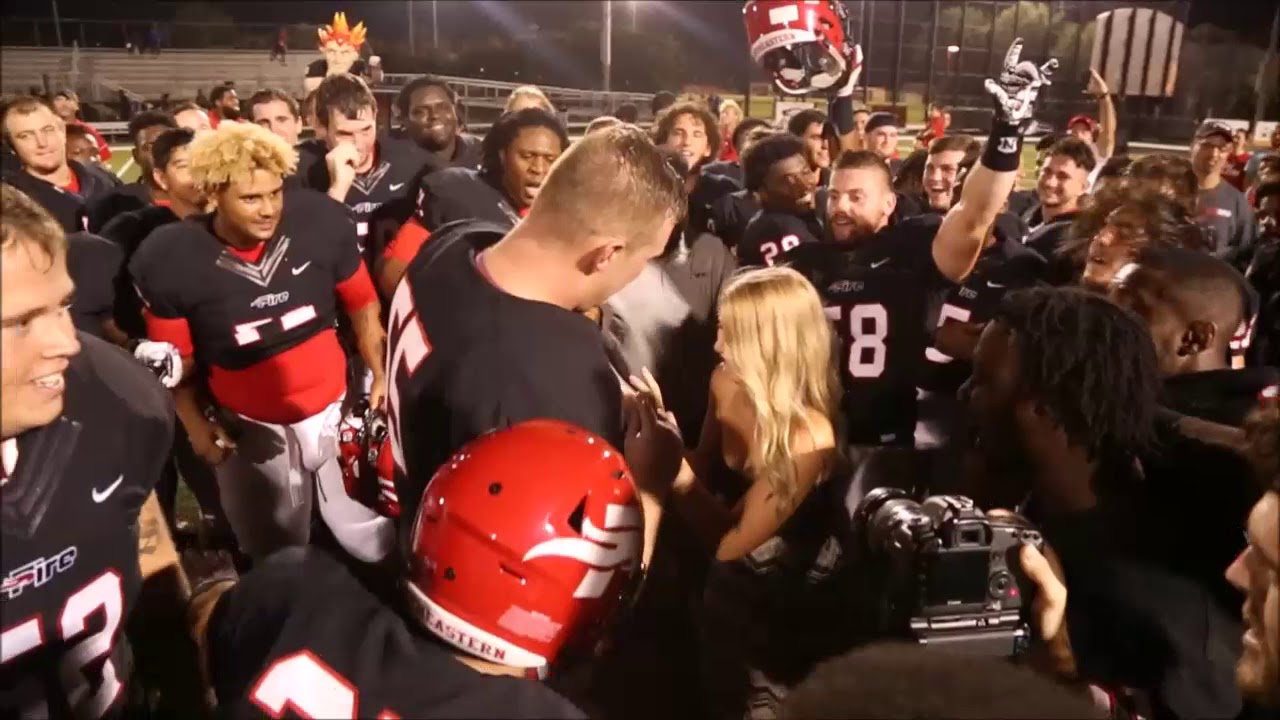 Will You Marry Me? College Football Player Proposes To Longtime Girlfriend After Win