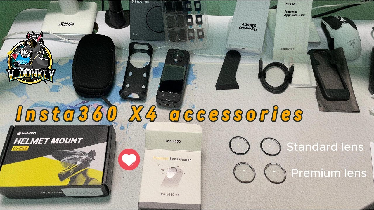 Discover Insta360 X4 Accessories #Insta360X4 #Unboxing #360Camera #TechReview #VloggingGear