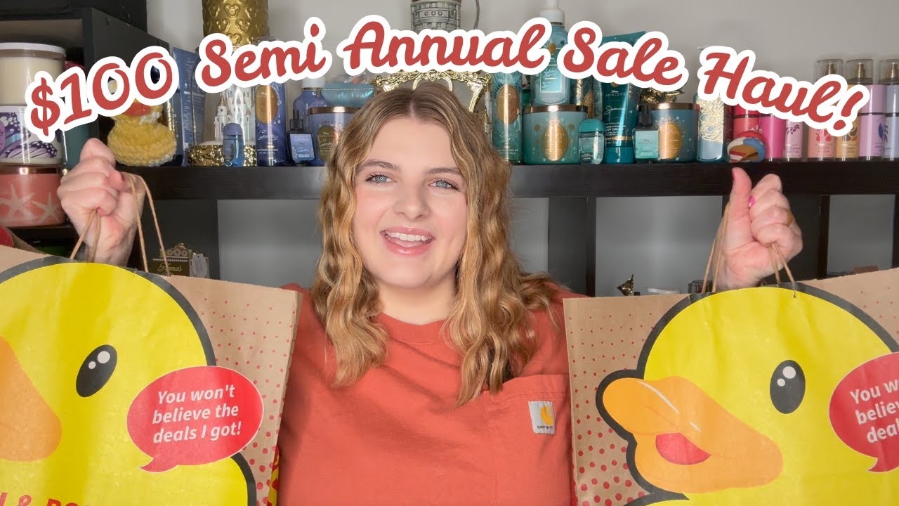 $100 Bath and Body Works Summer Semi Annual Sale Haul!