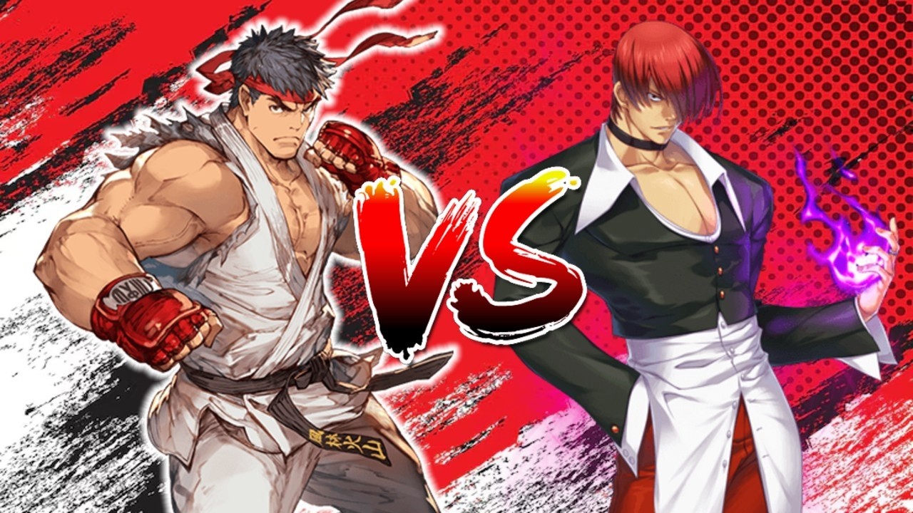 Ryu vs Iori Yagami | Sprite Animation | feat. @qMannyp-ak & @projectsDBZ