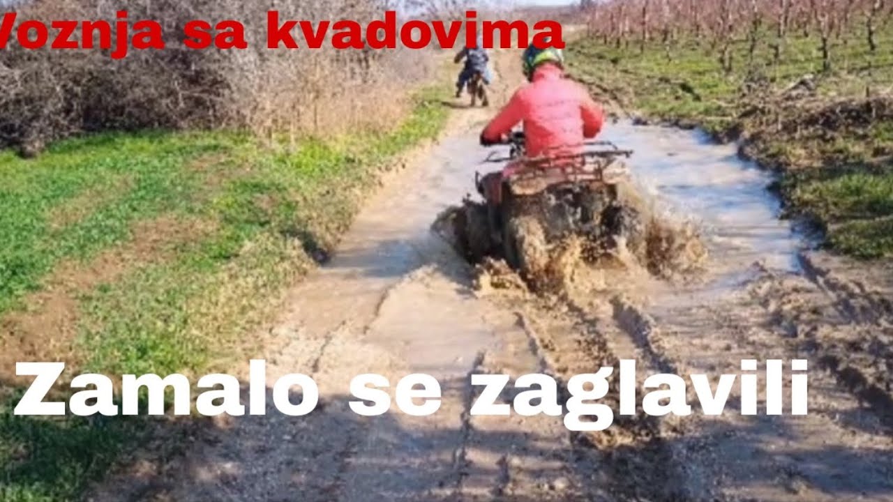 Voznja sa kvadovima Zamalo se zaglavili