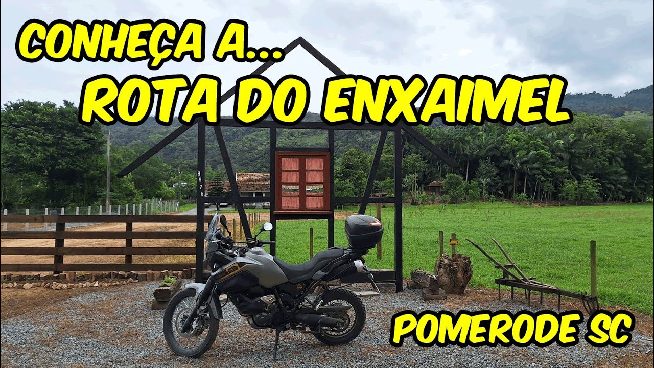 Rota do Enxaimel de moto Pomerode SC