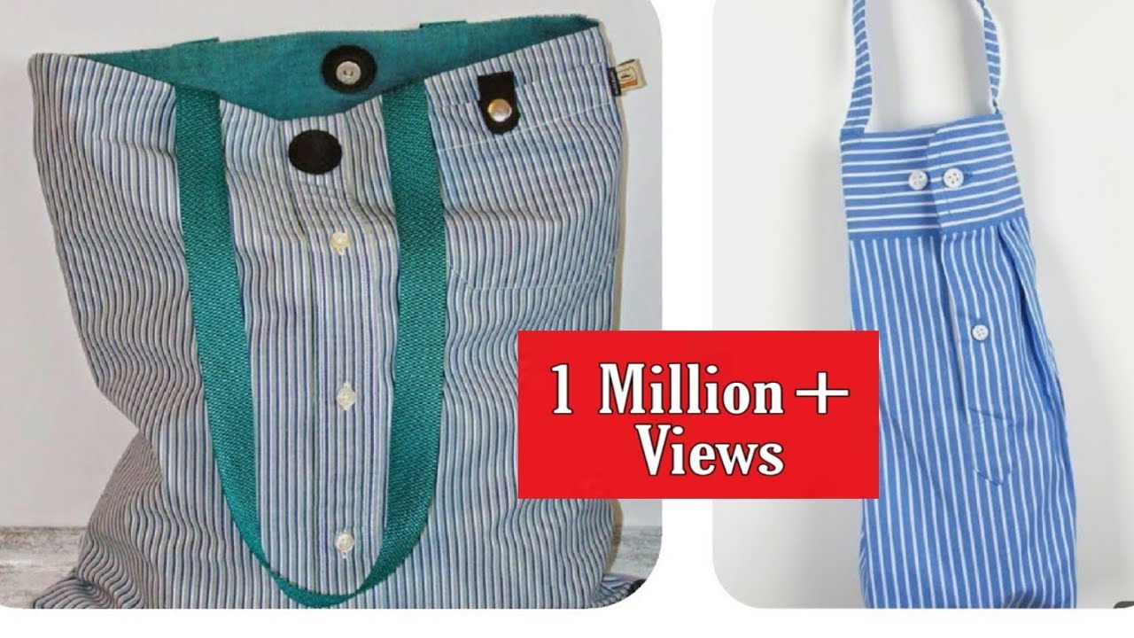 DIY -5 Quick and Easy Way to Reuse Repurpose Man's Old Shirt | Womens Old Kurties |EPISODE -1