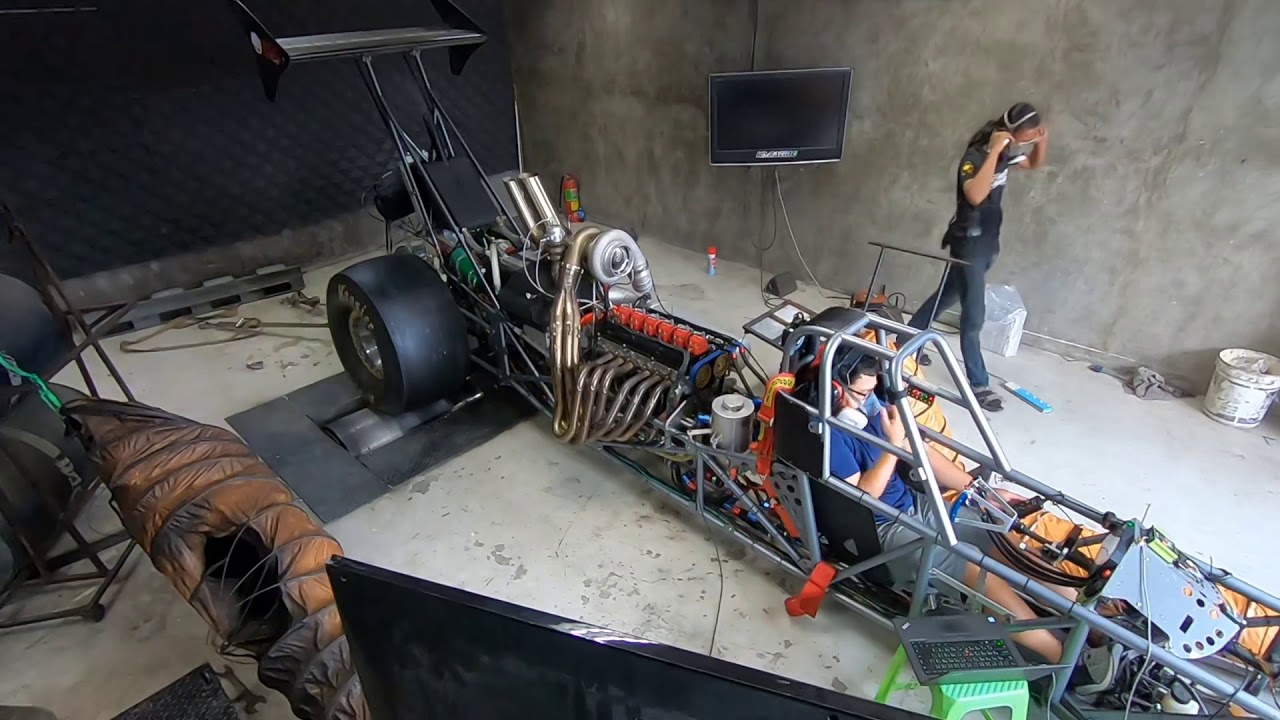 2Jz Dragster 2,000 HP on dyno test !!!
