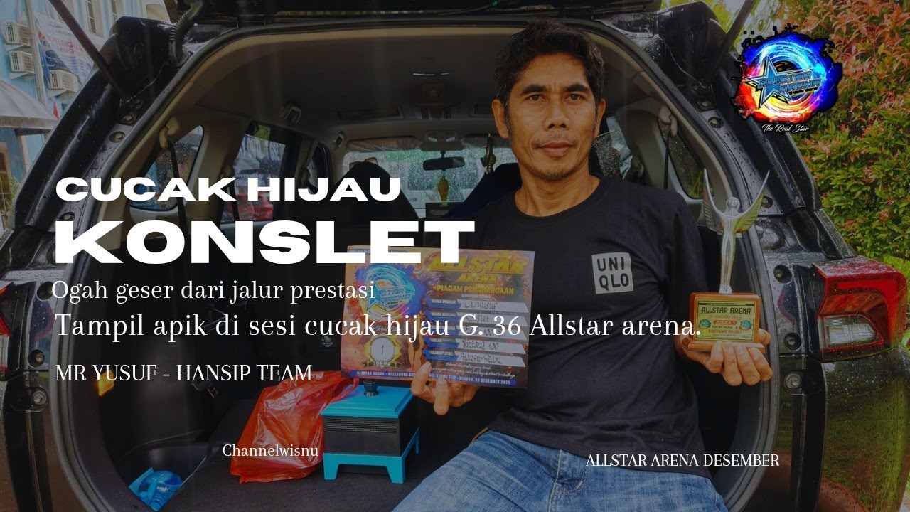 KONSLET berikan perlawanan sengit di kelas cucak hijau G.36 ALLSTAR ARENA! #cucakhijaujuara#ijomania