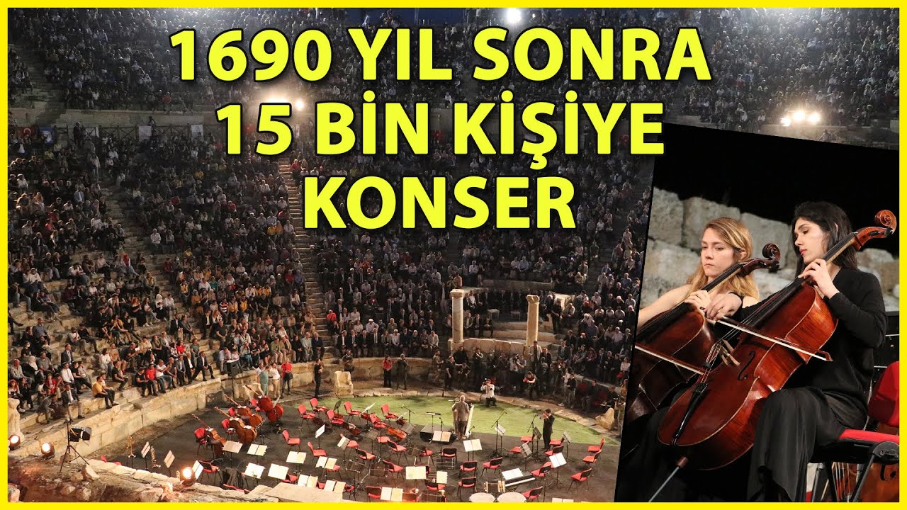 Pamukkale'de Antik Tiyatro 1690 Yıl Sonra Tekrar Halkla Buluştu