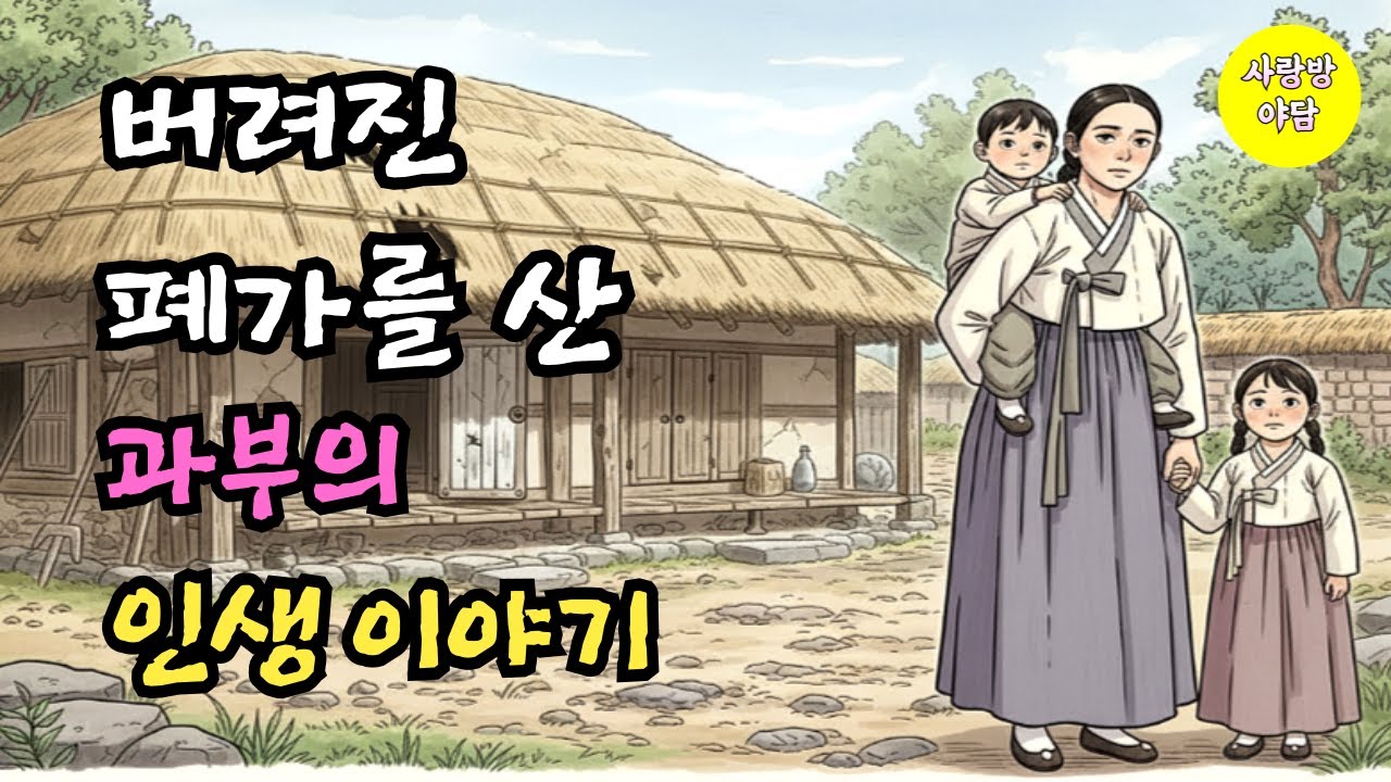 버려진 폐가를 산 과부의 인생 이야기