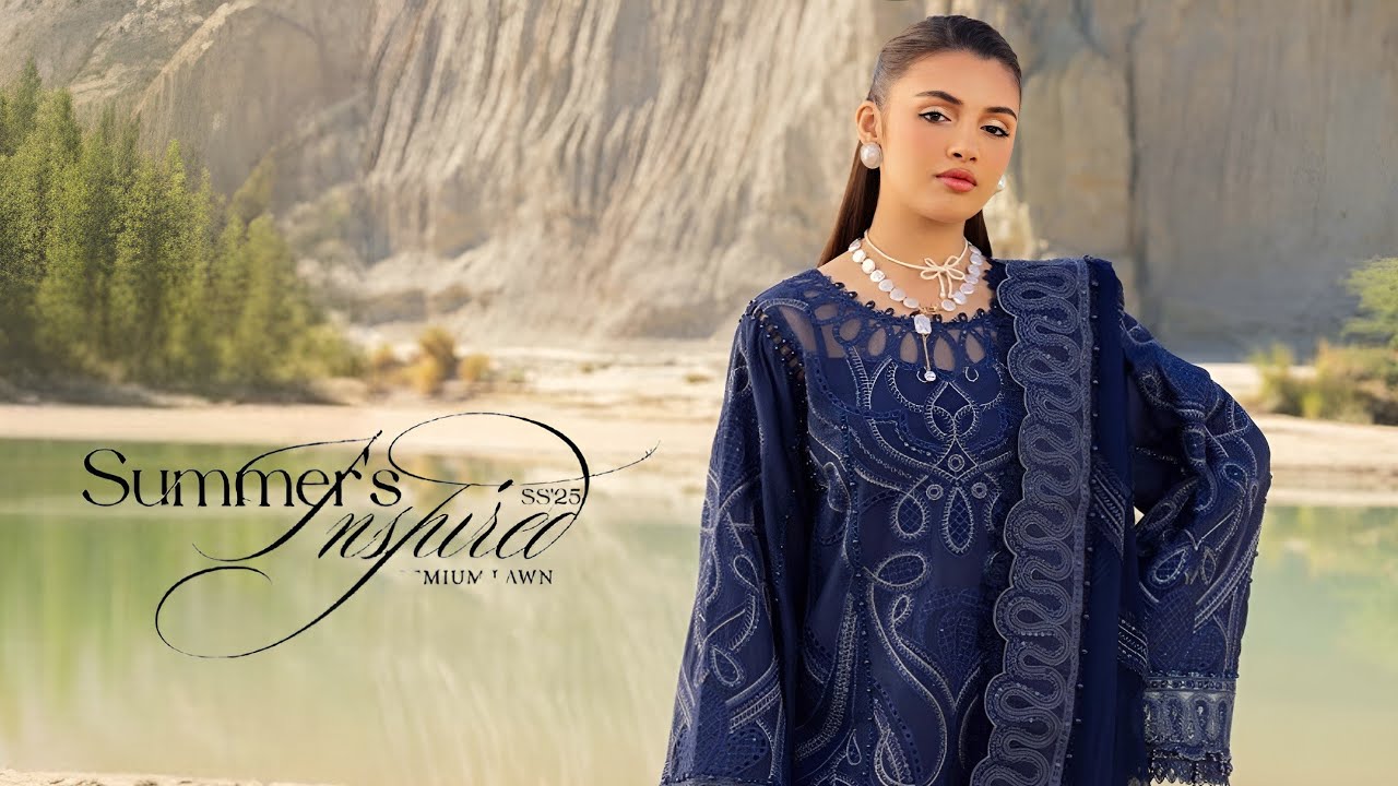 Adan's Libas Summer Inspired SS'25 | Adan Libas Unstitched Luxury Lawn Collection Summer 2025