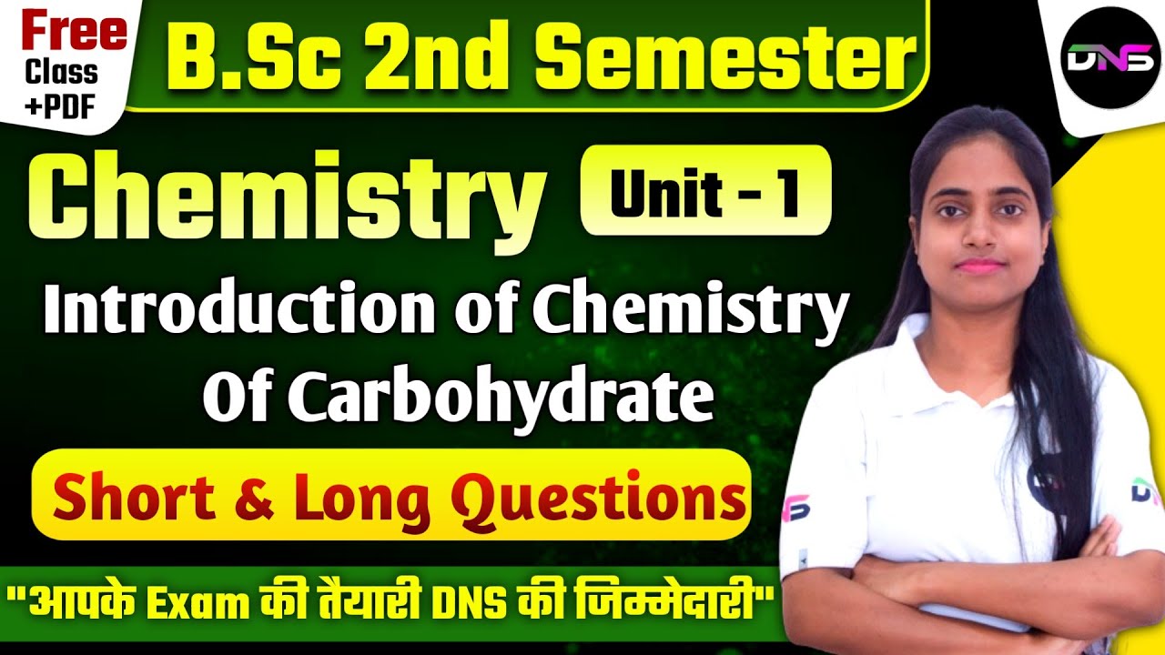 B.Sc 2nd Semester Chemistry Unit-1st Important Question by Priyanka Mam DNS