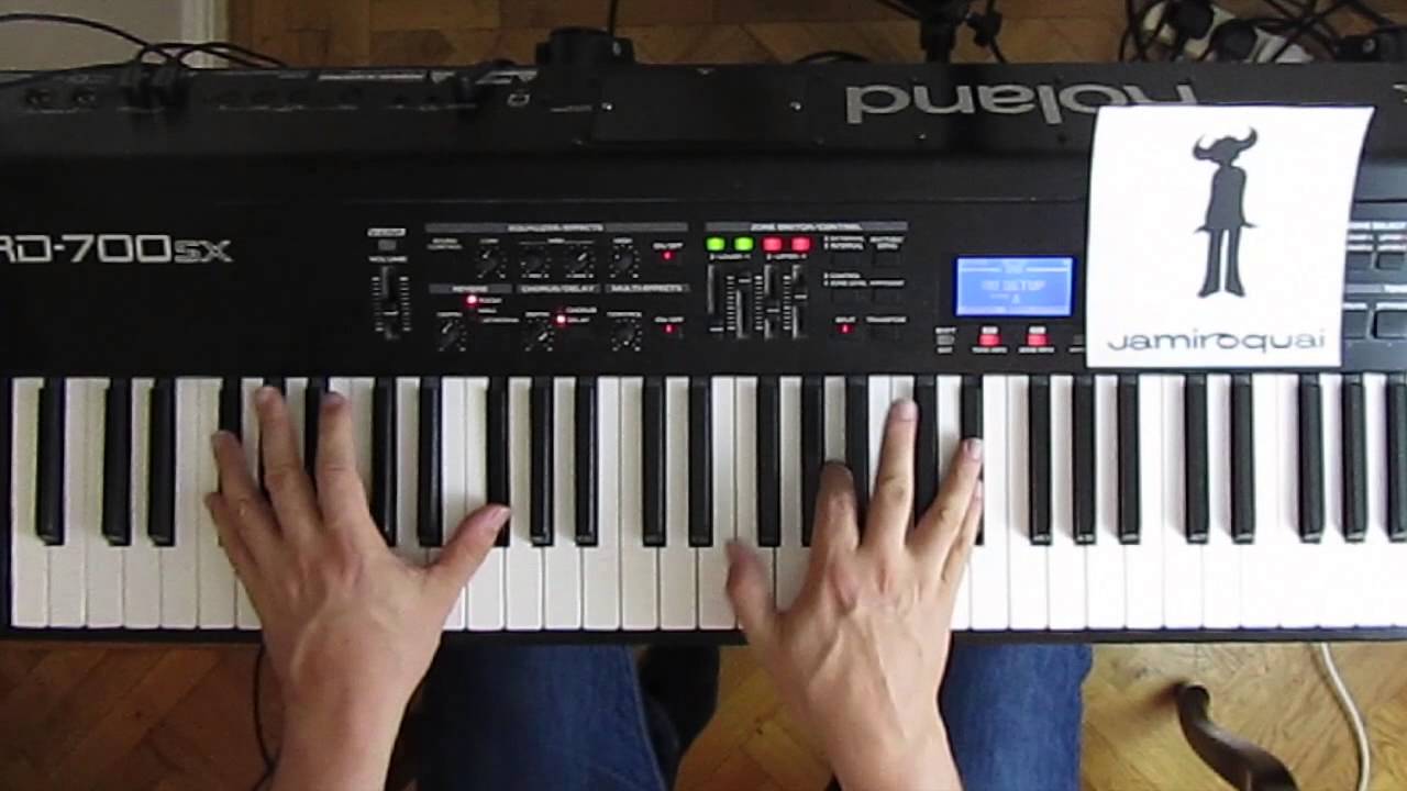 Cosmic Girl - Jamiroquai (cover on piano)