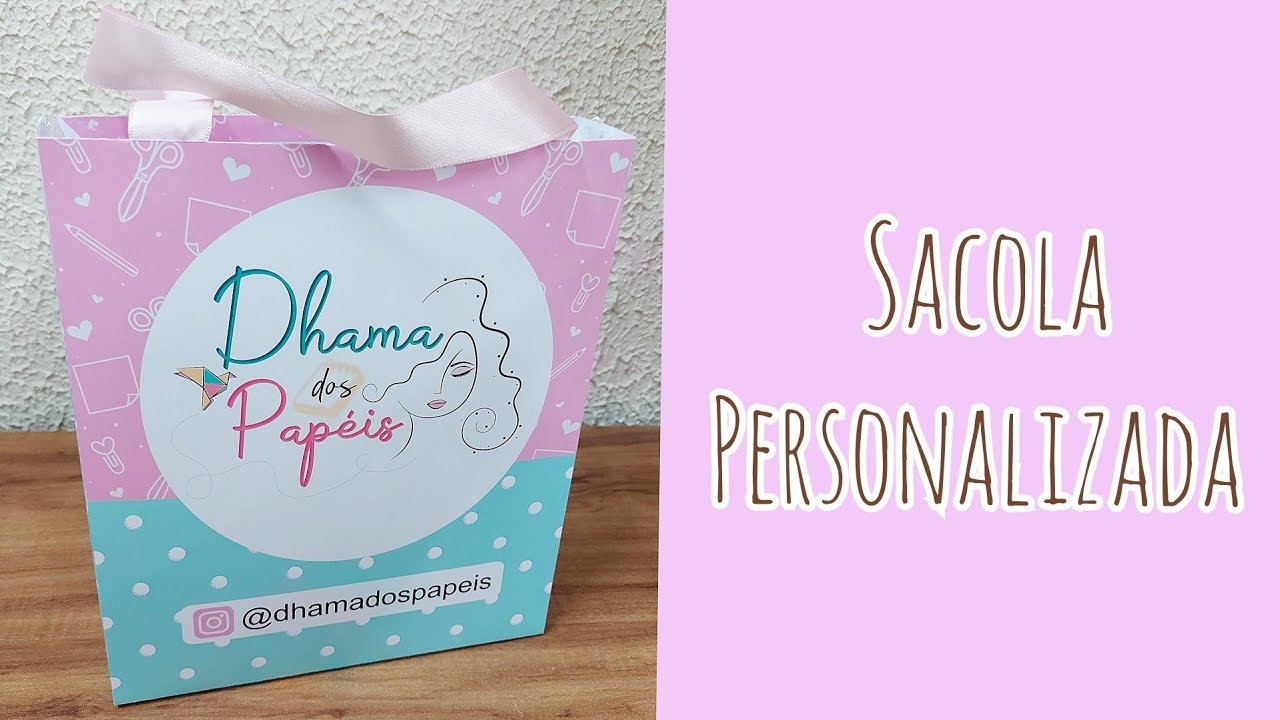 Como Fazer Molde de Sacola Para Agenda
