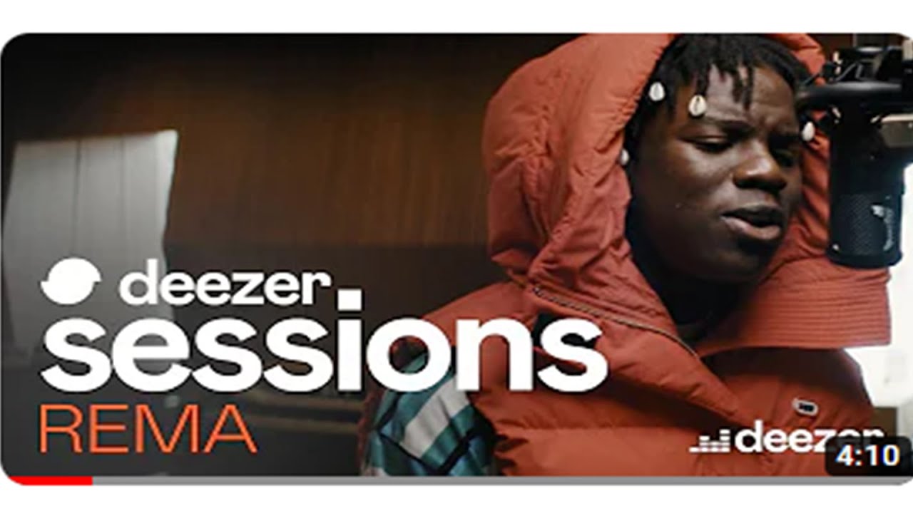 Rema   Calm Down   Deezer Sessions, Paris universal studios