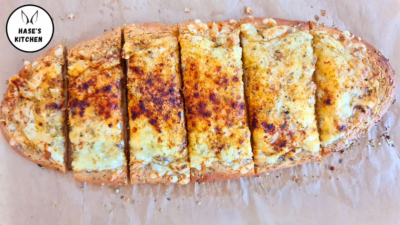 Kr&auml;uter K&auml;se Rustipani | Rustipani selber machen | Di&auml;t Pizza Rezept | Protein Brot # 182