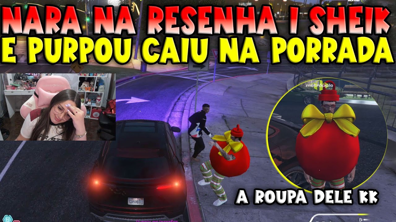 NARA NA RESENHA, PURPOU E SHEIK CAIU NA PORRADA 🤣🤣 - KOGA GTA RP CLIPS