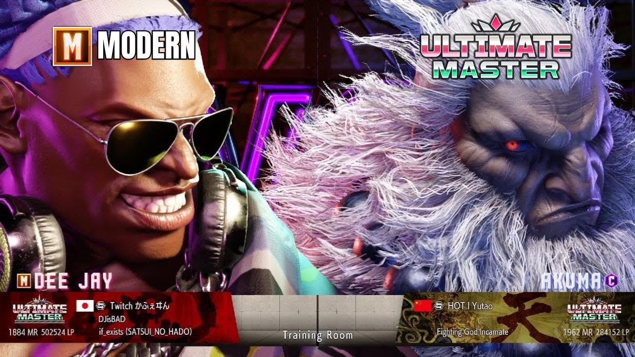 Modern Dee Jay (かふぇヰん) vs Akuma (Yutao) Master 1900 MR | SF6