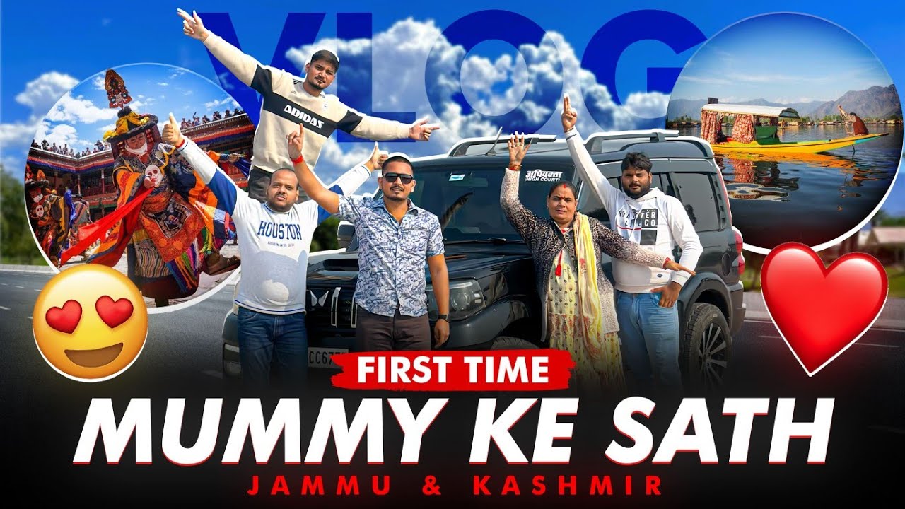 Mammi Ke Saath Pehli Baar Jammu Kashmir Trip 🙏 | Lucknow to Jammu/Katra Road Journey | Family Vlog