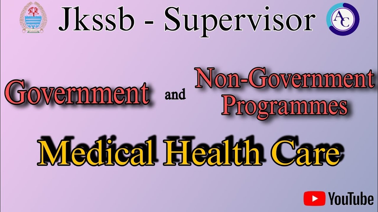 GOVERNMENT AND ON GOVERNMENT SCHEME|UNIT 6TH |SUPERVISOR|JKSSB|