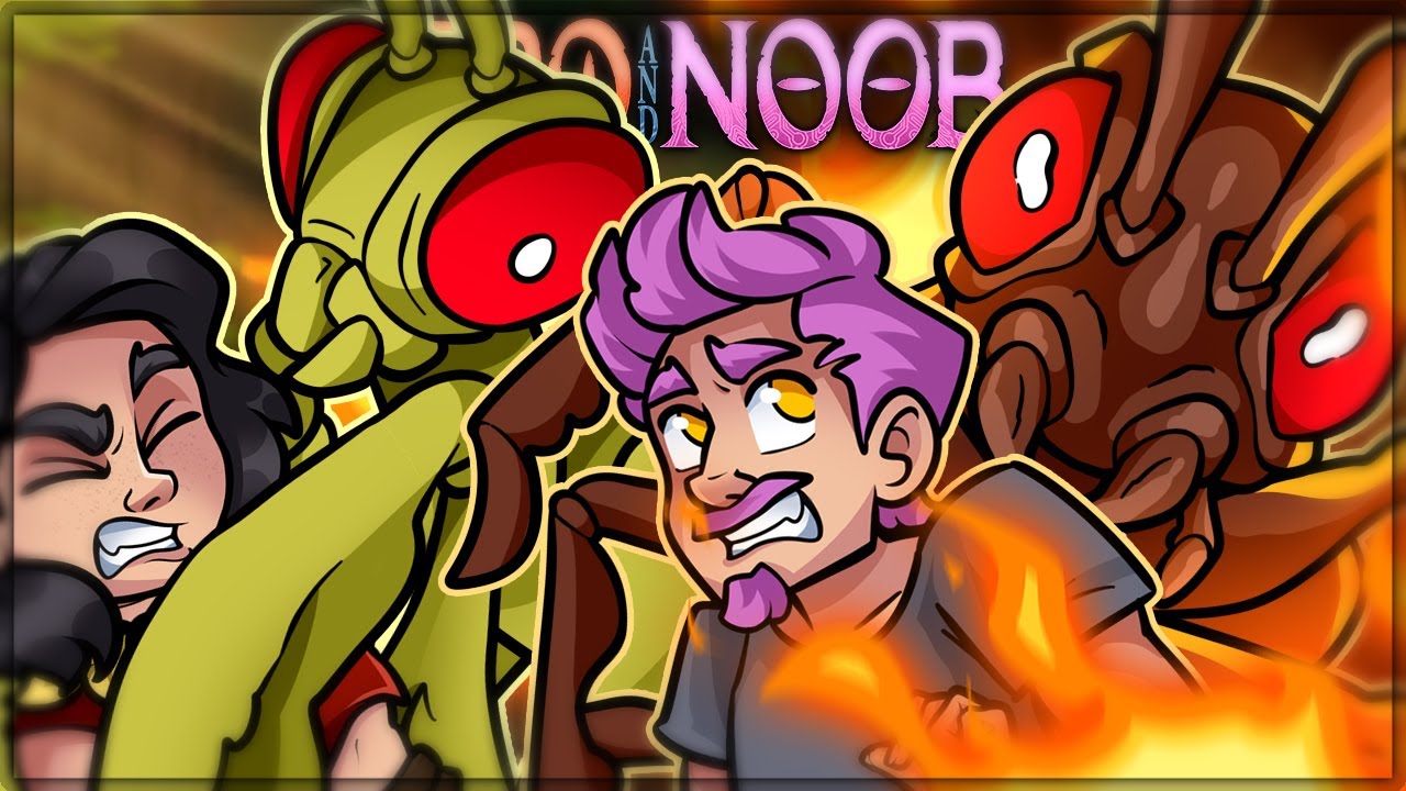 ULTIMATE FLAMING BUGS - Grounded 2 VS Pro and Noob! (Gameplay Walkthrough & Funny Moments)