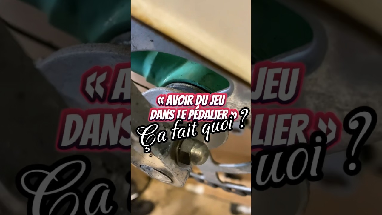 &laquo;&nbsp;Avoir du JEU dans le P&Eacute;DALIER&nbsp;de ton v&eacute;lo&raquo; - &Ccedil;a fait quoi ? 😱 #bicyclette #ateliervelo