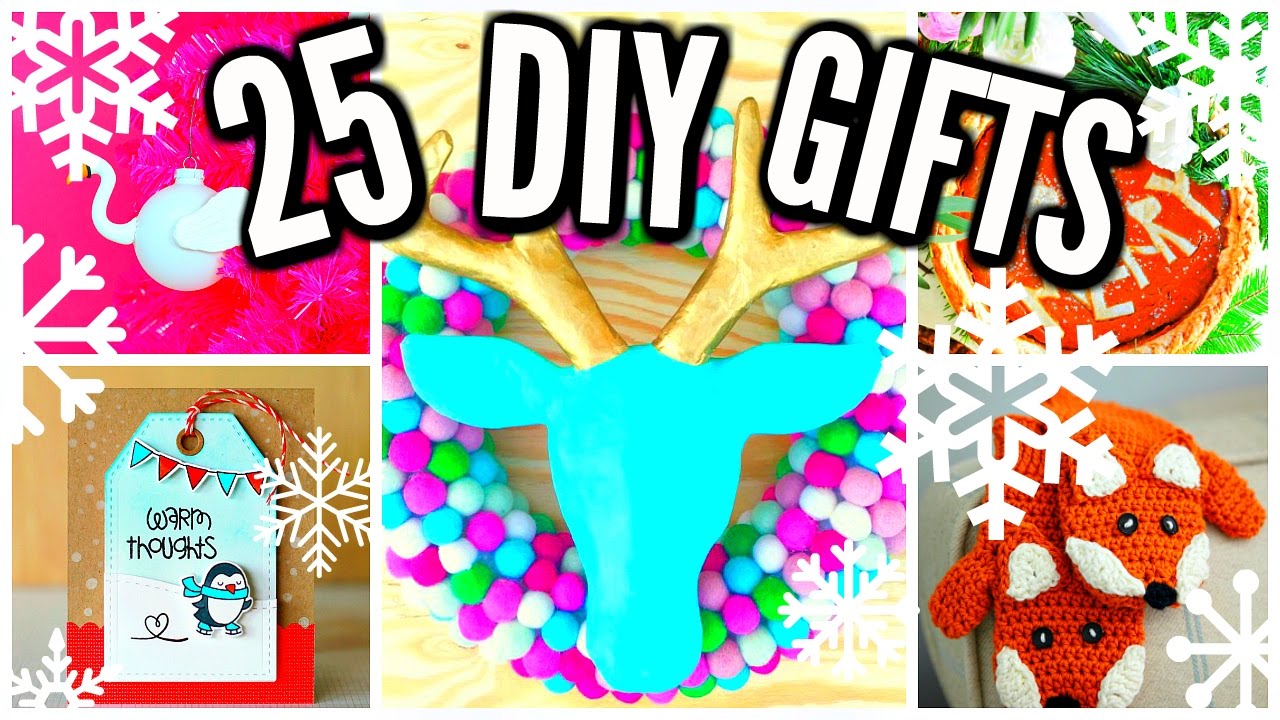 25 DIY Christmas Gift Ideas! Cheap & Easy!