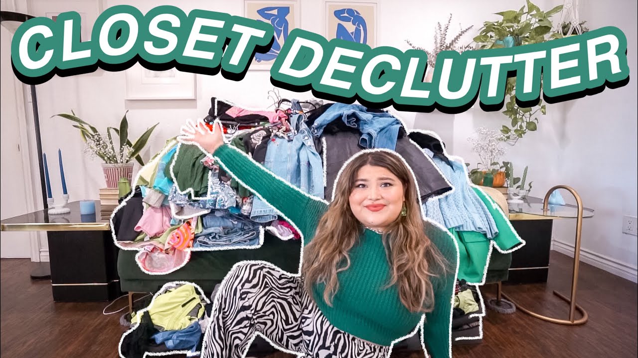 MASSIVE CLOSET DECLUTTER *getting rid of HALF of my CLOSET*