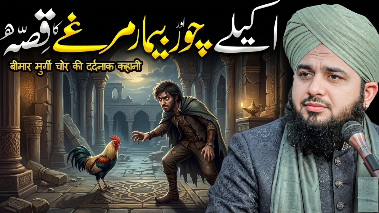 Akelay Chor Aur Bemaar Murgha  Ibratnaak Waqia Peer Ajmal Raza Qadri Bayan DilHila Dene Wala Bayan