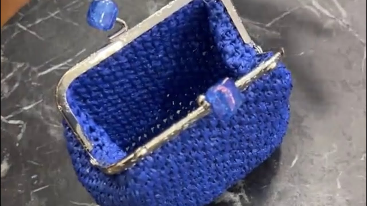 Örgü çantaya Klips nasıl dikilir Burçlu çanta yapımı